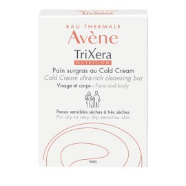 Avene Trixera Nutrition Υπερλιπαντική Πλάκα Καθαρισμού για Πρόσωπο και Σώμα Ξηρό/Πολύ Ξηρό 100gr. Προστατεύει και θρέφει χάρη στις θρεπτικές και απαλυντικές ιδιότητες της Cold Cream.