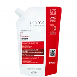 Vichy Dercos Energy+ Refill Stimulating Shampoo 500ml - Ανταλλακτικό Δυναμωτικό Σαμπουάν Κατά Της Τριχόπτωσης