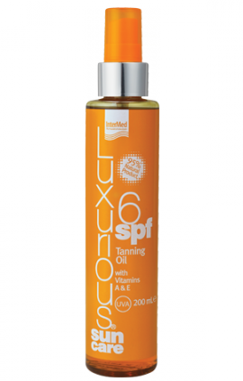 INTERMED Luxurious Sun Care Tanning Oil SPF6 with Vitamins A+E 200ml