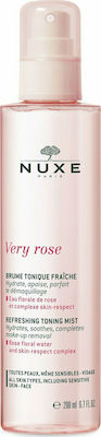 Nuxe Very Rose Refreshing Toning Mist Τονωτικό & Ενυδατικό Mist για το Πρόσωπο - Ολοκληρώνει το Ντεμακιγιάζ, 200ml