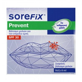 Sorefix Prevent Βάλσαμο Χειλιών Για Τον Επιχείλιο Έρπη 8ml.