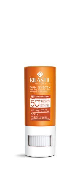 Rilastil Sun System Transparent Stick SPF50+, 8.5ml Αντηλιακό Διάφανο Stick Πολύ Υψηλής Προστασίας Προσώπου Σώματος για τις Ευαίσθητες Ζώνες