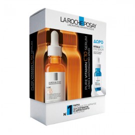 La Roche-Posay Promo Pure Vitamin C10 Serum Αντιοξειδωτικός Ορός με Βιταμίνη C, 30ml & Δώρο Hyalu Β5 Eye Serum, 5ml, 1σετ