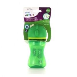 AVENT Παγουρίνο με Καλαμάκι Πράσινο 12m+ 300ml SCF798/01