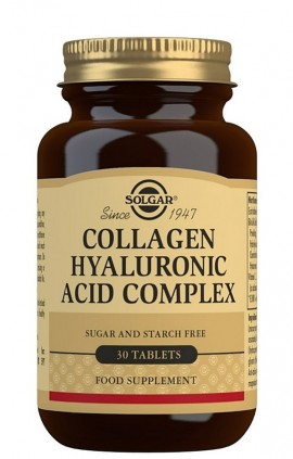 Solgar Hyaluronic Acid Complex Σύμπλεγμα με Υαλουρονικό Οξύ & Κολλαγόνο 30Tablets