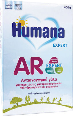 Humana Γάλα σε Σκόνη AR Expert 0m+ Χάρτινη Συσκευασία 400gr