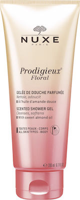 Nuxe Prodigieux Floral Scented Shower Gel Αφρόλουτρο με Λουλουδένιο Άρωμα, 200ml