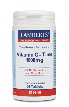 Lamberts Vitamin C Συμπλήρωμα Διατροφής Βιταμίνης C 1000mg 60Tabs