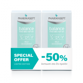 Promo Balance Mild Deo Αποσµητικό Για Ξηρό Έως Πολύ Ξηρό Δέρμα 2Χ50ml