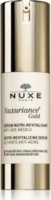 Nuxe Nuxuriance Gold Ultimate Anti-Aging Nutri-Revitalizing Serum, Ορός Θρέψης & Αναζωογόνησης, 30ml